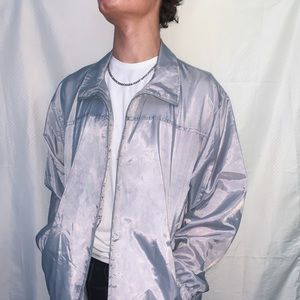 Grey zip-up Windbreaker - Sold